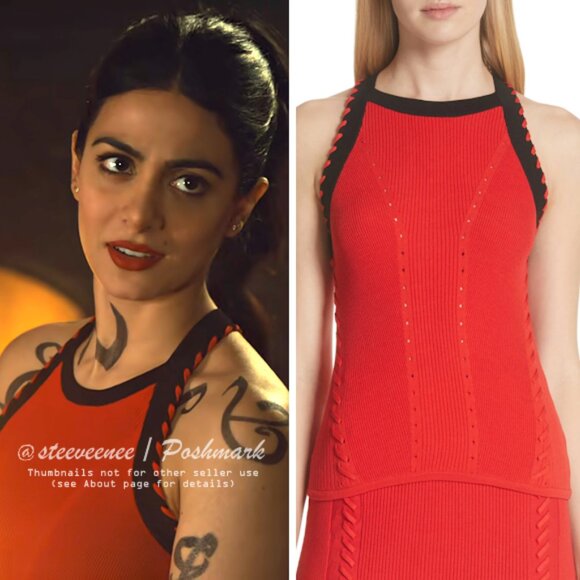 Rag & Bone Brandy Knit Tank ASO Isabelle Lightwood - Picture 2 of 15